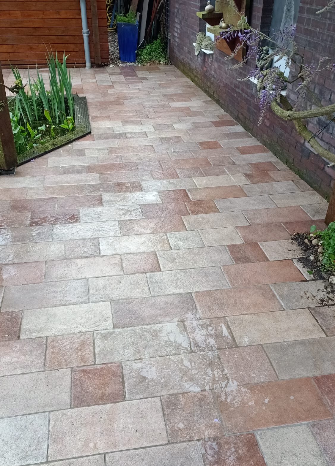 terras na professionele reiniging van vclean