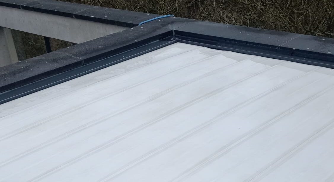 doekoverkapping na de reiniging met softwash